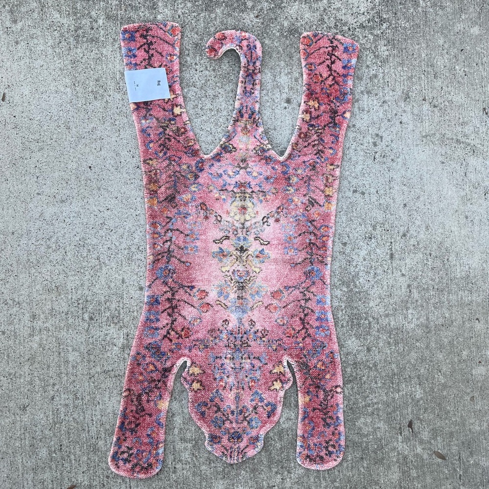 Urban Outfitters UO Home Tiger Shaped Chenille Rug